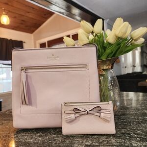 Kate Spade Chester Street Dessi  Crossbody Bag and Hayes Wallet Set